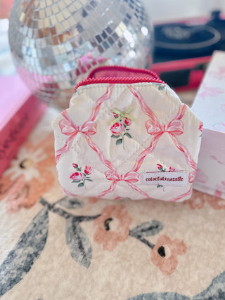 Mini Bow Detailed Makeup Bag