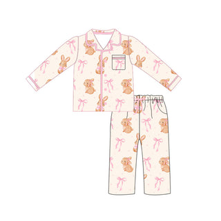 KIDS BAMBOO BUTTON UP JAMMIES