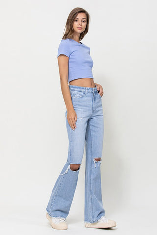 90's Vintage Flare distressed jeans