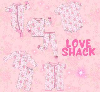 KIDS BAMBOO BUTTON UP JAMMIES