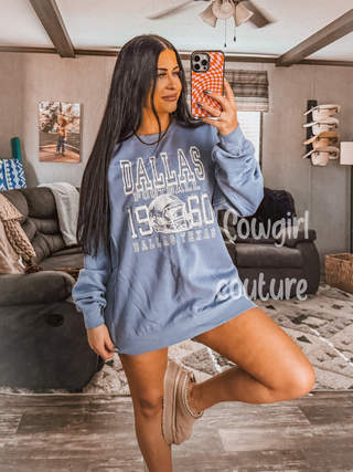 Comfort colors dallas cowboys crewneck