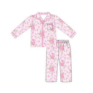 ADULT BAMBOO BUTTON UP FLARE JAMMIES