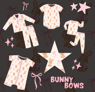 KIDS BAMBOO BUTTON UP JAMMIES