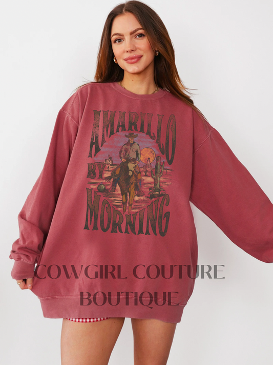 Amarillo By Morning Comfort Colors Crew