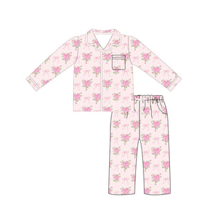 KIDS BAMBOO BUTTON UP JAMMIES