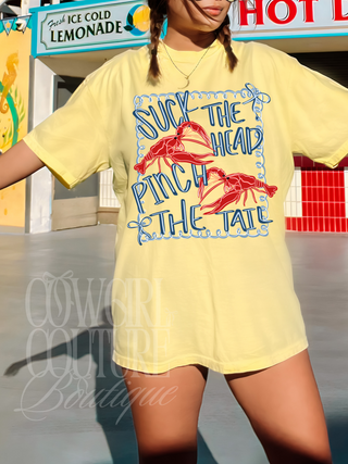 Pinch The Tail Yellow Comfort colors Tee