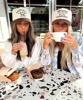 Coffee Run - Brown Vintage Trucker Hat