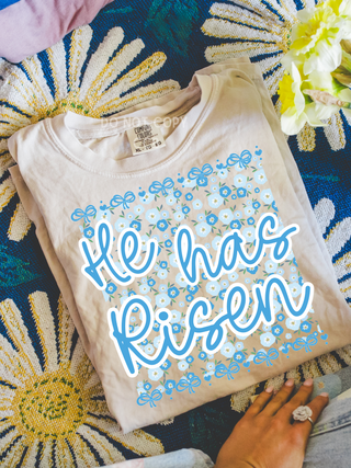 He Has Risen Ivory Tee