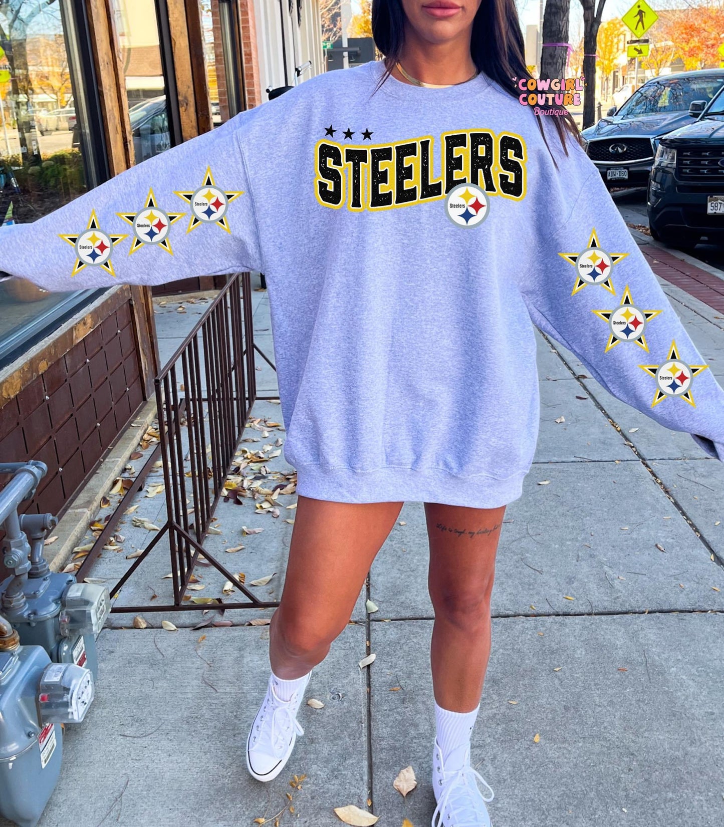 steelers crewneck