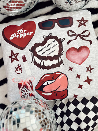 Custom Dr Pepper Collage ash Crew