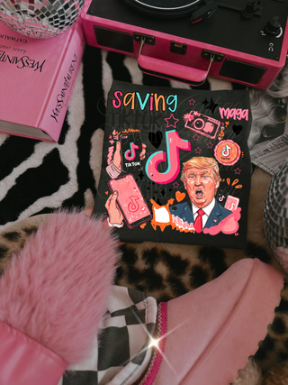 Saving TikTok Trump graphic