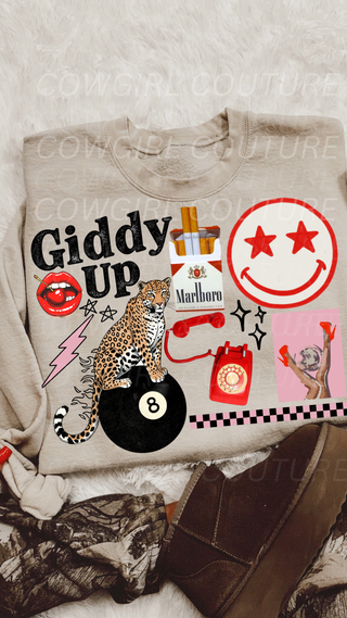 Giddy up collage