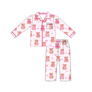 KIDS BAMBOO BUTTON UP JAMMIES