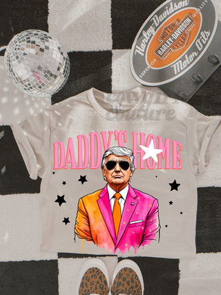 Pink + Orange Daddy’s home