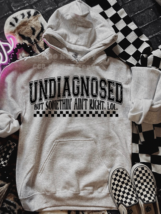 Undiagnosed ash gray Hoodie