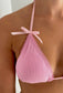 Pink Coquette Bikini Top