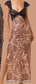 Leopard N lace maxi dress