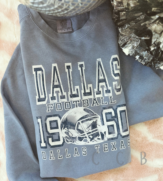 Comfort colors dallas cowboys crewneck