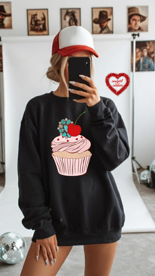 Cherry Cupcake Graphic