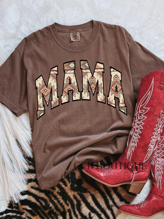 Aztec Mama Espresso Comfort Colors Tee