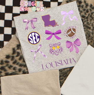 EXCLUSIVE LSU Coquette Graphic